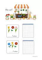 Vorschau - Arbeitsblätter - Mathematik: Blumenladen Mäuseblümchen - Seite 1