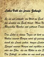 Vorschau - Text - Brief aus dem Mittelalter (Einstieg, Fantasiereise) - Deckblatt