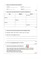 Vorschau - Arbeitsblätter - Deutsch-Probe "Wortarten, Wortfamilie, Satzglieder" (Kl. 3/4) - Seite 2