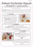 Vorschau - Arbeitsblätter - Rezept: Erdbeer-Butterkeks-Dessert - Deckblatt