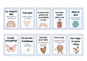 Vorschau - Bildkarten - Kleine Motivationskärtchen - Seite 3