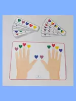 Vista previa - Hojas de trabajo - Manitas de colores - página 2