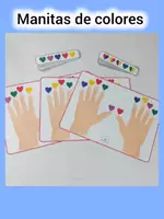 Vista previa - Hojas de trabajo - Manitas de colores - Portada