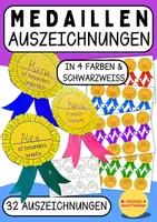 Vorschau - Mal- und Bastelvorlagen - Schuljahresende - Deckblatt
