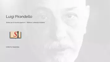 anteprima - Materiale di supporto/inclusione - Luigi Pirandello: vita, poetica, umorismo - Pagina di copertina