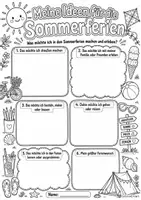 Vorschau - Arbeitsblätter - Schuljahresende - Meine Ideen für die Sommerferien - Seite 3