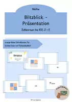 Vorschau - Präsentationen/Tafelbilder - Blitzblick - Präsentation zur simultanen Mengenerfassung im ZR100 - Deckblatt