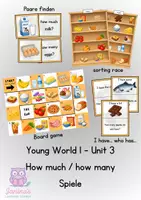 Vorschau - Spiele - Spiele How much / How many - Young world 1 - Unit 3 - Deckblatt
