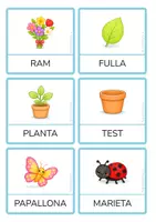 Vista previa - Juegos / Gamificación - Targetes vocabulari / Joc de memòria PRIMAVERA (pal, lligada i impremta) - página 2