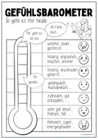 Vorschau - Arbeitsblätter - Gefühlsbarometer / Gefühle Check-In, Morgenkreis & soziales Lernen - Seite 3
