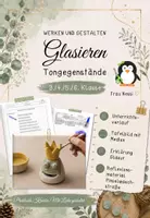 Vorschau - Stundenentwürfe - Ton Glasieren - Werken und Gestalten 3. bis 6. Klasse - Deckblatt