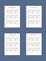 Vorschau - Arbeitsblätter - 40 Rechentabellen zur Addition bis 200 - Deckblatt