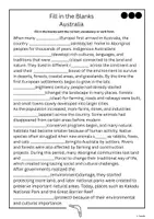 Vorschau - Arbeitsblätter - Australia - Use of English - Gap Texts - Seite 3