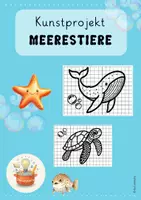 Vorschau - Mal- und Bastelvorlagen - Meerestiere Kunstprojekt - Deckblatt