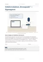 Vorschau - Arbeitsblätter - Diagnosebogen Deutsch: Konjunktiv I und indirekte Rede (Klasse 7/8) - Seite 3