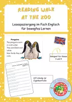 Vorschau - Spiele - Englisch Lesespaziergang Zoo - Klasse 3/4 - Deckblatt