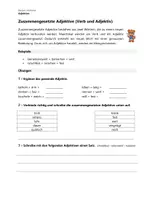 Vorschau - Arbeitsblätter - Zusammengesetzte Adjektive – Arbeitsblätter - Seite 2