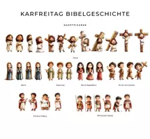 Vorschau - Bildkarten - Karfreitag Bibelgeschichte Clipart, Jesus Kreuzigung - Seite 1