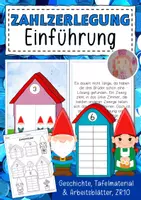 Vorschau - Stundenentwürfe - Zahlzerlegung Zahlenhäuser - Deckblatt