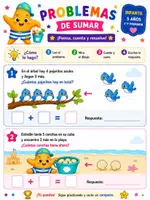 Vista previa - Juegos / Gamificación - Problemas visuales para infantil 5 años y 1º primaria. Iniciación a la suma y comprensión matemática. - página 2