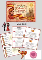 Vorschau - Mal- und Bastelvorlagen - Spanien: Sachunterricht - Mini Buch - Deckblatt