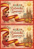 Vorschau - Mal- und Bastelvorlagen - Spanien: Sachunterricht - Mini Buch - Seite 1