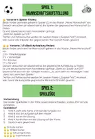 Vorschau - Spiele - Fußball-Koordinatenspiel | Differenzierte Partnerarbeit zum Koordinatensystem | Fußball-Aufstellungen & Spielzüge | Mathe Klasse 3–4 Stationenlernen & DaZ - Seite 1