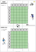 Vorschau - Spiele - Fußball-Koordinatenspiel | Differenzierte Partnerarbeit zum Koordinatensystem | Fußball-Aufstellungen & Spielzüge | Mathe Klasse 3–4 Stationenlernen & DaZ - Seite 2