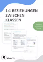 Vorschau - Arbeitsblätter - 1:1-Beziehungen zwischen Klassen mit C# - Komplette Unterrichtsstunde - Deckblatt