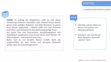 Vorschau - Arbeitsblätter - 1:1-Beziehungen zwischen Klassen mit C# - Komplette Unterrichtsstunde - Seite 2
