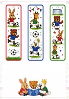 Vorschau - Mal- und Bastelvorlagen - KOSTENLOS: WM 2026 Lesezeichen – Fußball für Klasse 1–4 - Seite 1