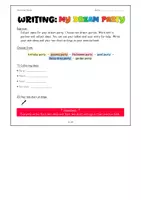 Vorschau - Arbeitsblätter - Writing: My Dream Party (Materialpaket) - Seite 2