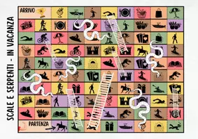 Vorschau - Spiele - Würfelspiel "Scale e serpenti" - In Vacanza (Sommerferien) - Seite 1