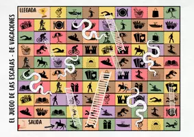 Vorschau - Spiele - Würfelspiel "El juego de las escalas" - De vacaciones - Seite 1