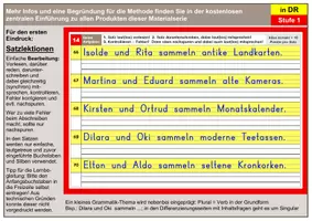 Vorschau - Fördermaterial/Inklusion - Satztraining für den Förderbereich Sehen - Stufe 1 - Seite 1