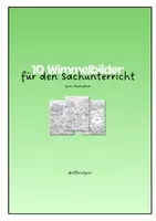 Vorschau - Mal- und Bastelvorlagen - 10 Wimmelbilder für den Sachunterricht - Deckblatt