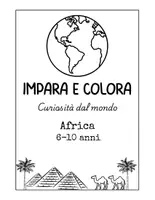 anteprima - Schede informative - Africa da Colorare: 40 Pagine di Scoperte (ITA/ENG) - Pagina 1