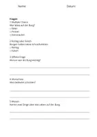 Vorschau - Stundenentwürfe - Sachtexte Klasse 3 – Ritter | Arbeitsblätter mit Fragen & Lösungen - Seite 3