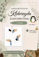 Vorschau - Bildkarten - Kleberegeln - Werken und Gestalten ab 1. Klasse - Deckblatt