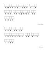 Vorschau - Arbeitsblätter - Kryptogram von Zitaten in Englisch lösen - Seite 3