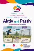 Vorschau - Arbeitsblätter - Arbeitsblatt Deutsch: Aktiv und Passiv (Klasse 7/8) - Deckblatt