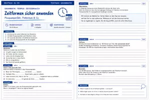 Vorschau - Arbeitsblätter - Arbeitsblatt Deutsch: Zeitformen sicher anwenden (Klasse 7/8) - Seite 1