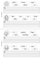 Vorschau - Stationenlernen - Schüttelsätze Grundschule | Sätze schreiben | Miniheft Deutsch Klasse 1-4 - Seite 3