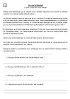 Aperçu - Feuilles d'exercices - Lecture suivie Hansel et Gretel - CE1 - Page 3