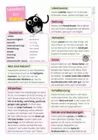 Vorschau - Arbeitsblätter - Katze Komplettpaket - mit Lesetext, Steckbrief, Lückentext, Suchsel, Quiz und Ausmalbildern - Seite 1