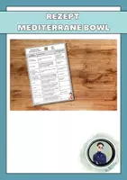 Vorschau - Arbeitsblätter - Mittelmeerdiät: Mediterrane Bowl - Deckblatt