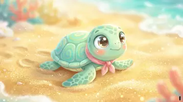 Aperçu - Préparation de séance / Séance complète - Kamishibai – Lili la tortue cherche la mer | Océan & été - Page 1