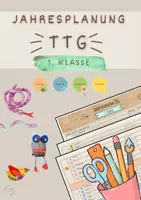 Vorschau - Unterrichtsreihen - Bundle: TTG-Jahresplanungen für die 1.–3. Klasse – Grobplanung, Themen, Ideen und Material-IDs - Seite 1