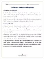 Vorschau - Arbeitsblätter - Arbeitsblatt für Judentum (für Religion und Ethik) - Seite 1