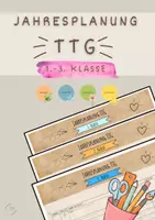 Vorschau - Unterrichtsreihen - Bundle: TTG-Jahresplanungen für die 1.–3. Klasse – Grobplanung, Themen, Ideen und Material-IDs - Deckblatt